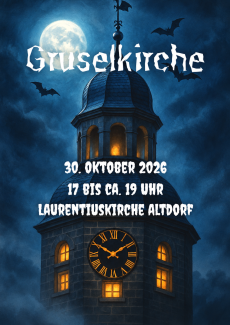 /Plakat Gruselkirche