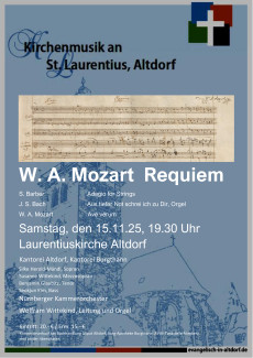 Plakat Mozart - Requiem 