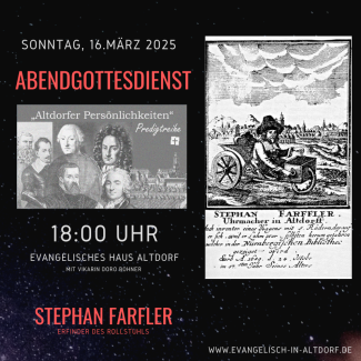 Plakat Abendgottesdienst